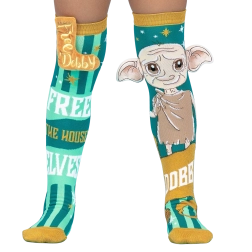 Șosete până la genunchi haioase Harry Potter Dobby