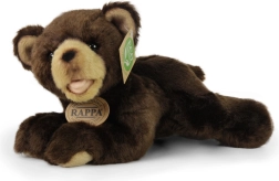Ursuleț de pluș maro închis culcat 24 cm ECO-FRIENDLY