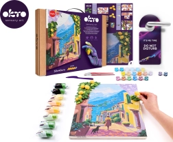 Pictură după numere și modelare 3D – tablou Lemon Weekend 30 × 40 cm