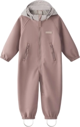 Combinezon softshell Leokid Lilo Ash rose, mărimea 80