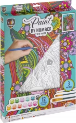 Pictură după numere – unicorn, pânză 30 × 40 cm