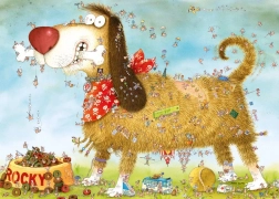 Puzzle Pe câine 1000 piese