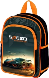 rucsac pentru copii preșcolari cu motiv de mașină