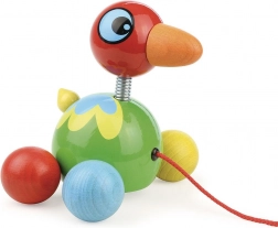 Jucărie de tras din lemn puișor VILAC