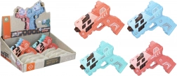 Pistol pentru copii cu efecte luminoase și sonore și proiecție (12 cm)