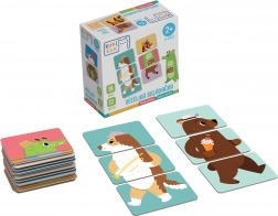 Puzzle uriașe Vesele animăluțe KukiKuk