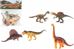 Dinozauri din plastic 16-18 cm, set de 5 bucăți