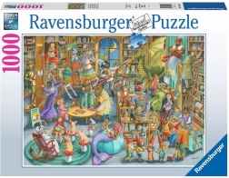 Puzzle 2D 1000 Ravensburger Nordul în bibliotecă