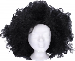 perucă neagră pentru carnaval și petreceri tematice