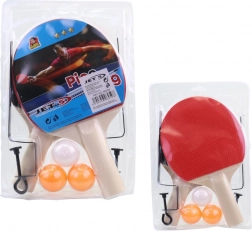 Set de ping-pong cu 3 mingi și plasă