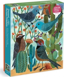 Puzzle Galison Prieteni înaripați ai deșertului 1000 de piese