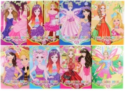 Carte de colorat pentru fete – caiet cu 16 coli