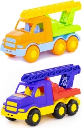 Mașină de pompieri din plastic cu scară extensibilă