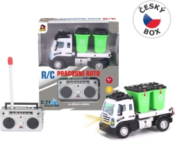 Camion de gunoi cu telecomandă cu containere