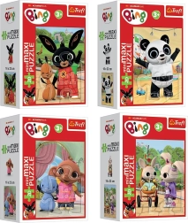 Puzzle mini maxi 20 piese BING – prieteni, 4 motive