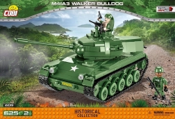 Set de construcție tanc M41A3 Walker Bulldog – tanc ușor american de recunoaștere