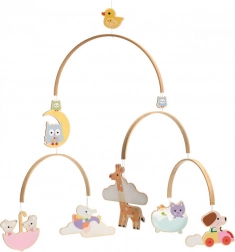 Perdea cu animale mici în nori DJECO