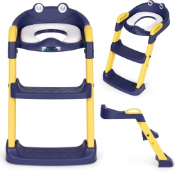 Scaun WC copii cu scară albastră ECOTOYS