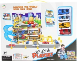 Parcare pe trei niveluri cu mașinuțe