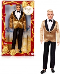 Păpușă de colecție BARBIE Ken Holiday 2025
