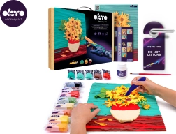 Set creativ de artă senzorială OKTO Sensory Art Floarea-soarelui 30 × 40 cm