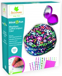 Stick & Fun - casetă de bijuterii în formă de inimă