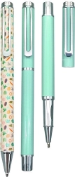 Set cadou CONCORDE Stella – pix cu bilă și roller, albastru deschis