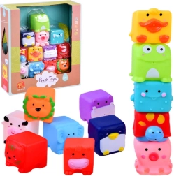 Animale din cauciuc jucării de baie, 12 bucăți