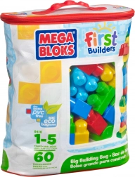 Mega Bloks First Builders sac mare cu cuburi (60 buc.)