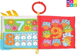 Cărticică textilă pentru bebeluși 15 × 15 cm