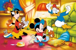 Trefl Puzzle Disney: Mickey Mouse și prietenii 600 piese
