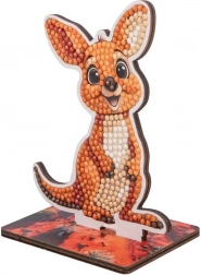 Pictură cu diamante Pe Pământ: Cangur