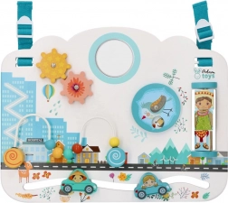 Tablă senzorială activă din lemn Copiii lumii