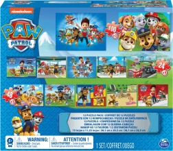 Set puzzle mari Patrula cățelușelor 12 buc