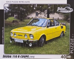 Puzzle pentru copii Škoda 110 R Coupé 1974 – 40 piese