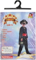 Costum de carnaval pentru copii bandit, mărime 120–130 cm