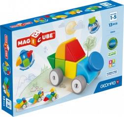 Geomag Magicube auto – set de construcție magnetică cu 13 piese