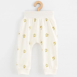 Pantalonași din bumbac organic pentru alăptare New Baby Olive 68 (4–6 luni)