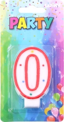 Lumânare de tort numărul 0