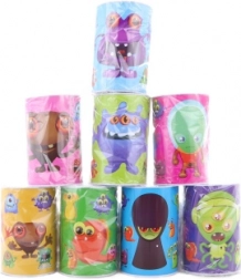 Pușculiță metalică cu monstruleti