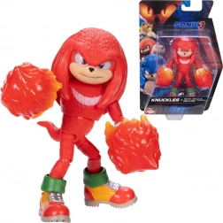 Figurină SONIC 3 The Hedgehog – Knuckles cu pumni de foc 12 cm