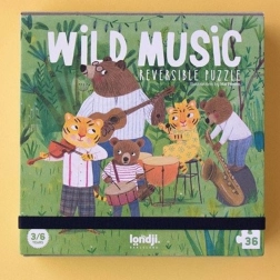 Puzzler de buzunar Londji Orchestrul Pădurii 36 de piese