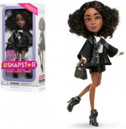 Păpușă Snapstar DAWN din plastic cu accesorii în cutie 13x26x7cm