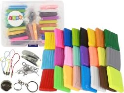 Set creativ de plastilină cu 24 de culori și accesorii