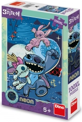 Puzzle Lilo & Stitch Neon 100 XXL Piese