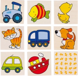 Goki Memo puzzle - 16 piese