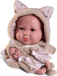 Păpușă realistă bebeluș Antonio Juan Luca cu corp moale 42 cm