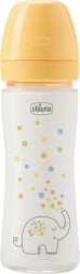 Biberon din sticlă Chicco Perfect Easy 240 ml cu debit lent 0m+