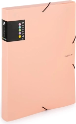 Cutie cu elastic A4 Pastelini corai