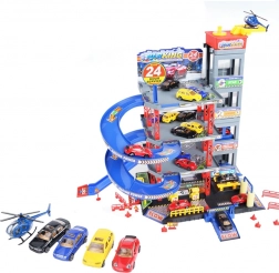 Parcare Woopie pe mai multe niveluri cu spălătorie, lift și elicopter